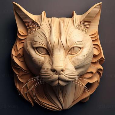 3D model Liof experimental cat breeds cat (STL)